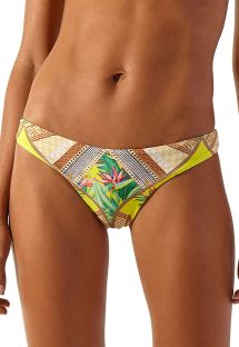 Printed fixed scrunch Brazilian bikini bottom - BOTTOM SHOW WAIMEA