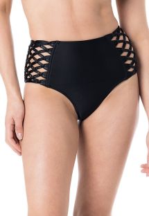 BOTTOM PANTS MACRAME LISO PRETO