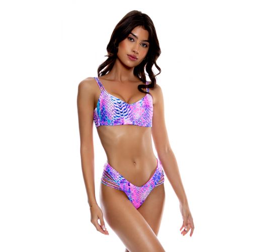 BOTTOM STRAPPY BLUE PINK
