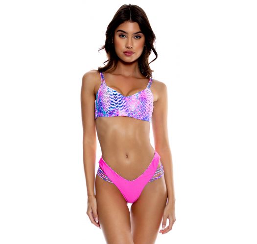 BOTTOM STRAPPY BLUE PINK