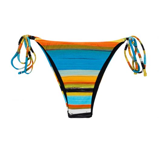 Slip bikini brasiliano a righe colorate - BOTTOM ARTSY IBIZA
