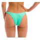 Helder groen tanga bikinibroekje met schelpenprint - BOTTOM ATLANTIS HIGH-LEG