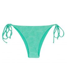 Water green bikini bottom with shell pattern - BOTTOM ATLANTIS IBIZA