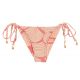 slip bikini scrunch  con stampa banana rosa - BOTTOM BANANA ROSE BRA