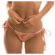 slip bikini scrunch  con stampa banana rosa - BOTTOM BANANA ROSE BRA