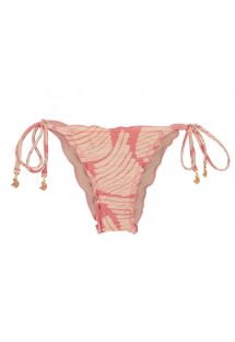 Braguita de bikini con lazo lateral y estampado de plátano rosa - BOTTOM BANANA ROSE FRUFRU