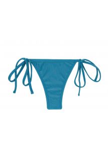 Niebieskie wiązane na bokach stringi do bikini - BOTTOM BEACH NILO MICRO