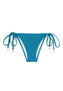 Niebieskie wiązane na bokach brazylijskie figi do bikini - BOTTOM BEACH NILO ROLOTE