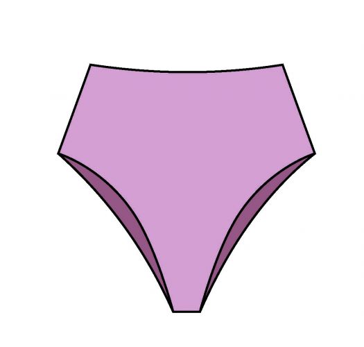 BOTTOM SHIMMER-HARMONIA BELTED-HIGH-WAIST