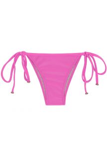 Pink side-tie bikini bottom - BOTTOM BIKINI TRI