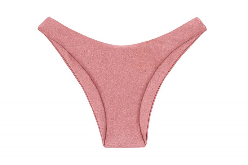 Iridescent pink high-leg bikini bottom - BOTTOM CALLAS BANDEAU