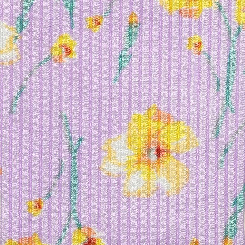Purple Brazilian side-tie bottom with flowers - BOTTOM CANOLA IBIZA