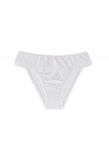 Weiße texturierte Bikinihose mit breitem Bund - BOTTOM CLOQUE BRANCO COS COMFORT