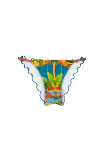 BBS X RIO DE SOL - Colorful printed fixed scrunch bikini bottom - BOTTOM COCOS FRUFRU FIXO