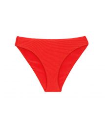 Ribbed red bikini bottom - BOTTOM COTELE-TOMATE COMFY