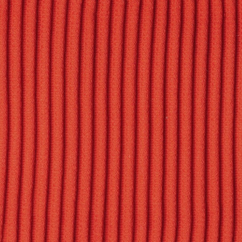 Textured red high-leg fixed bikini bottom - BOTTOM COTELE-TOMATE LISBOA