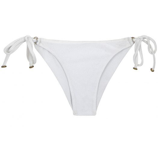 Hvide brasilianske bikinitrusser i tekstureret materiale - BOTTOM DUNA TRI BRANCO