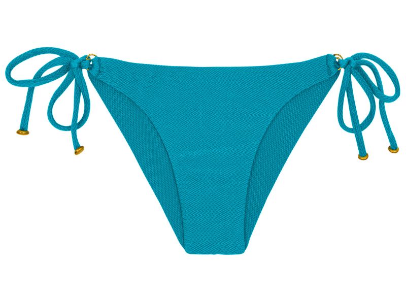 Bl textureradbrasiliansk nederdel med accessoarer - BOTTOM DUNA TRI FIORDE