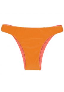 オレンジとピンクのリバーシブルビキニボトム - BOTTOM DUO ORANGE