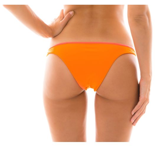 Orange / pink reversible bikini bottom - BOTTOM DUO ORANGE