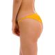 Textured yellow cheeky bikini bottom with thin sides - BOTTOM EDEN-PEQUI CHEEKY-FIXA