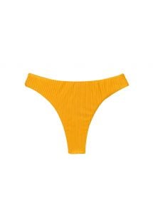Teksturowane, żółte stringi do bikini - BOTTOM EDEN-PEQUI FIO