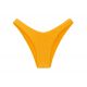 Slip bikini sgambato giallo testurizzato - BOTTOM EDEN-PEQUI HIGH-LEG