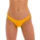Braga de bikini texturizada, color amarillo, de pierna alta - BOTTOM EDEN-PEQUI HIGH-LEG