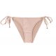 Accessorized nude pink scrunch bikini bottom - BOTTOM ESSENCE INV COMFORT