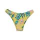 Braguita de bikini amarilla de pierna alta con estampado floral - BOTTOM FLORESCER HIGHLEG