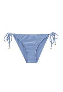 Denim blue scrunch side-tie bikini bottom - BOTTOM GAROA BAND COMFORT