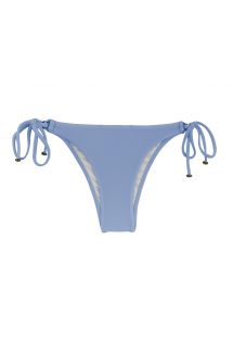 Blue denim side-tie Brazilian bikini bottom - BOTTOM GAROA TRI ARG