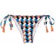Geometric print side-tie bikini bottom - BOTTOM GEOMETRIC FRUFRU