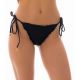 Black textured scrunch bikini bottom - BOTTOM KIWANDA PRETO FRU COMFORT