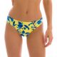 Żółto-niebieskie figi bikini - BOTTOM LEMON FLOWER COS COMFORT
