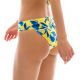 Żółto-niebieskie figi bikini - BOTTOM LEMON FLOWER COS COMFORT