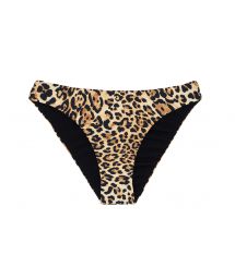 Fixed comfort cut bikini bottom with leopard print - BOTTOM LEOPARDO BA COMFORT