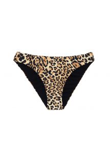 Fixed comfort cut bikini bottom with leopard print - BOTTOM LEOPARDO BA COMFORT
