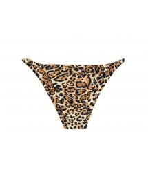 Adjustable Brazilian scrunch bikini bottom leopard - BOTTOM LEOPARDO INVISIBLE