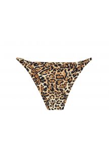 Adjustable Brazilian scrunch bikini bottom leopard - BOTTOM LEOPARDO INVISIBLE