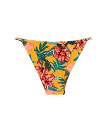 Orange-yellow cheeky Brazilian bikini bottom with slim sides - BOTTOM LIS CHEEKY-FIXA
