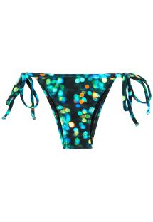 Black & blue bikini bottom - BOTTOM LUCE TRIANGULO
