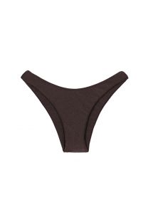 Iridescent brown high-leg bikini bottom - BOTTOM METEORITE BANDEAU