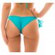 Himmelblå brasilianske scrunch bikinitrusser med pomponer - BOTTOM NANAI EVA