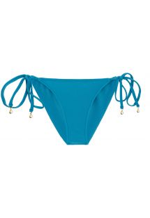 Blue comfort cut scrunch bikini bottom - BOTTOM NILO CORT COMFORT