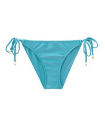 Sky blue scrunch side-tie bikini bottom - BOTTOM ORVALHO CORT COMFORT