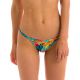 Slip bikini brasiliano fisso stampa floreale tropicale - BOTTOM PARADISE CALIFORNIA