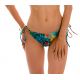 Tropisch geblümte Bikinihose mit Seitenschnüren - BOTTOM PARADISE IBIZA-COMFY