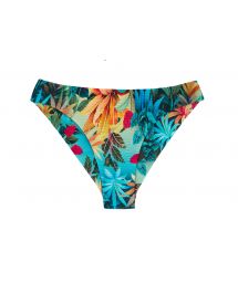 Tropical print Brazilians scrunch bikini bottom - BOTTOM PARADISE NICE