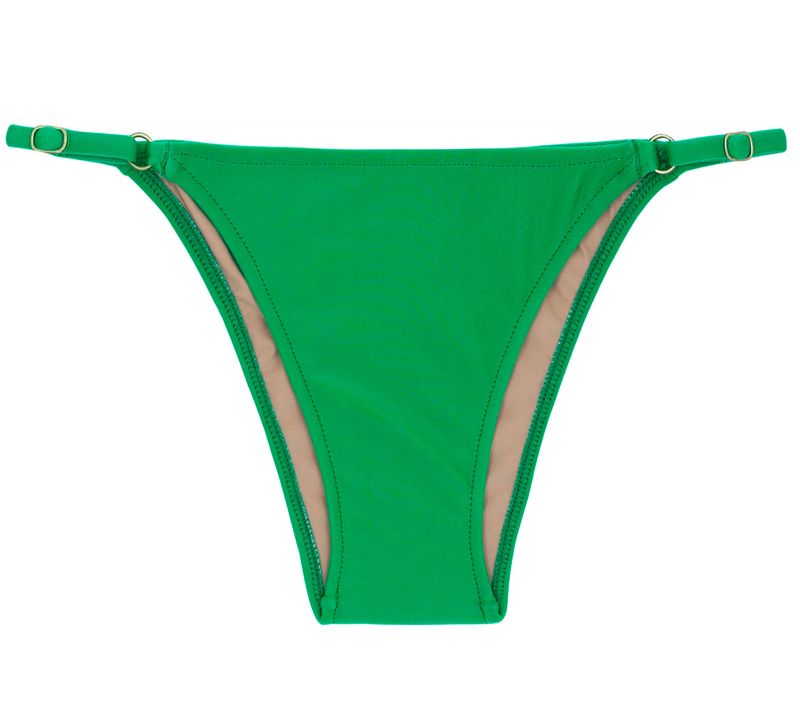 Green adjustable Brazilian bikini bottom - BOTTOM PETER PAN ARG FIXO